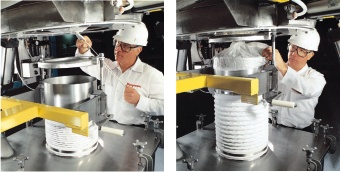Flexicon - stacje rozładunku big bagów - Spout Lock