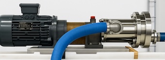 <b>Pompa higieniczna samozasysająca do cieczy lepkich MOUVEX SLS-8 (o wydajności 3,5 m<sup>3</sup>/h)</b>